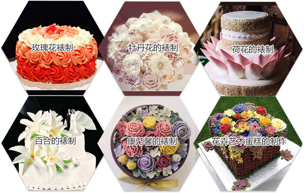 哈尔滨新东方花卉艺术蛋糕课程